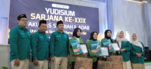Tuntaskan Tugas Akhir Perkuliahan, 95 Mahasiswa Prodi Hukum Ekonomi Syariah Ikuti Yudisium Sarjana ke-XXIX