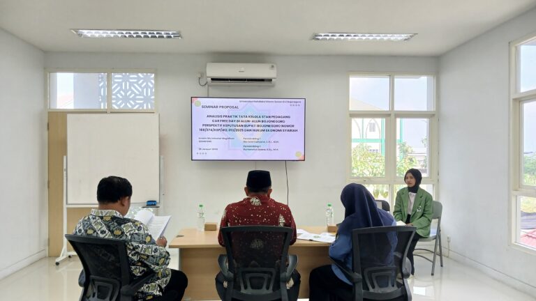 Mahasiswa Semester Akhir Prodi Hukum Ekonomi Syariah Laksanakan Seminar Proposal Skripsi Selama Dua Hari