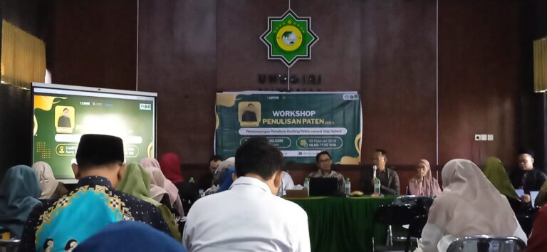Dosen Prodi Hukum Ekonomi Syariah Ikuti Workshop Penulisan Paten