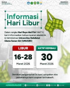 Informasi Jadwal Libur Idul fitri 1447 H
