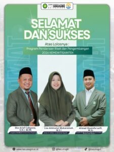 Prestasi Membanggakan, Tiga Dosen HES UNUGIRI Lolos Pendanaan Riset Kemendiktisaintek 2026