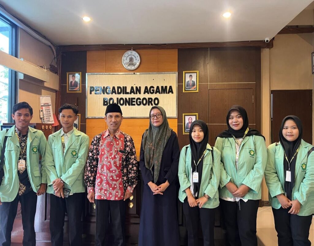 Praktik Magang di Pengadilan Agama Bojonegoro, Mahasiswa Pahami Seluk Beluk Penanganan Perkara dan Persidangan