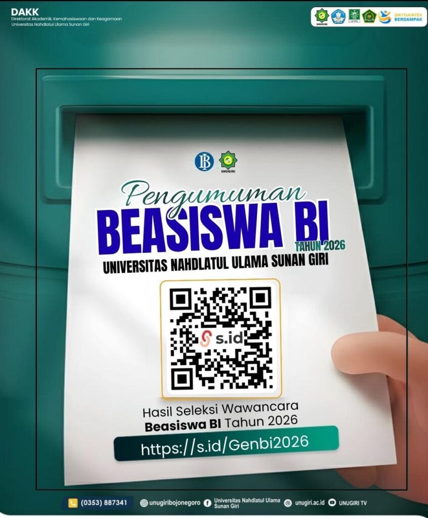 Membanggakan! 18 Mahasiswa HES UNUGIRI Berhasil Raih Beasiswa Bank Indonesia 2026